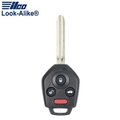 Ilco LAL RHK-SUB-4B3 Subaru 4 Button (G Chip) Remote Head Key (CWTWB1U811) ILCO-AX00012250